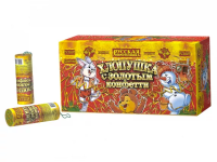 Хлопушка с золотым конфетти Хлопушки купить #REGION_NAME_DECLINE_PP# | #REGION_TAG_VSTAVKA_TAYT#